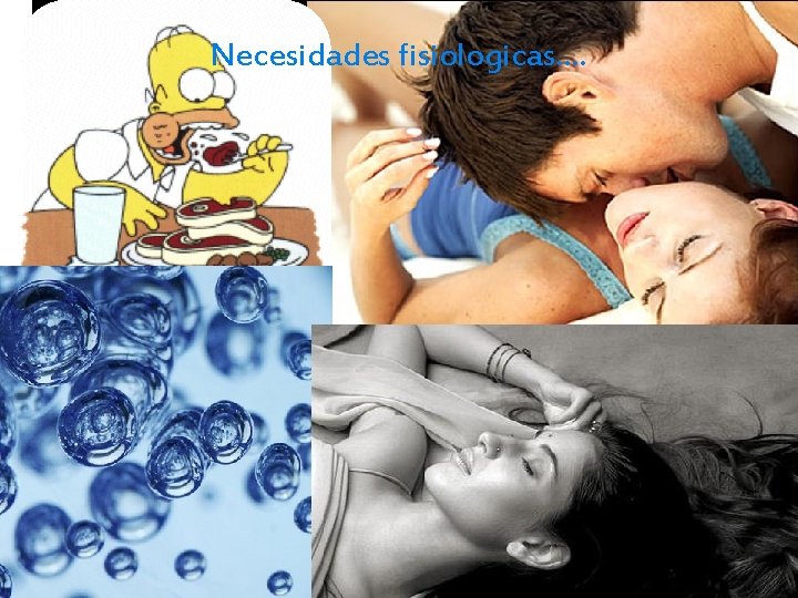 Necesidades fisiologicas…. 