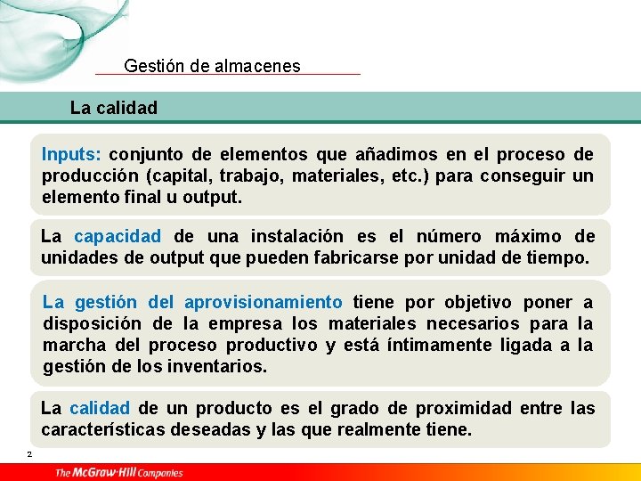 Unidad 12 Gestin de almacenes Gestin de almacenes