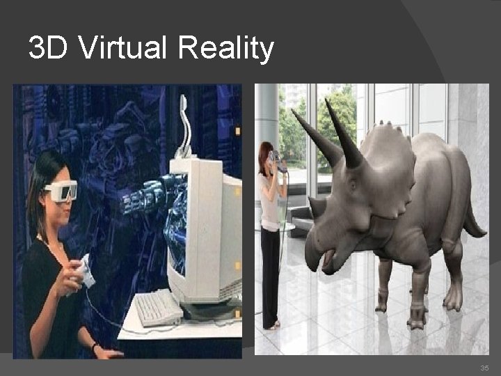 3 D Virtual Reality 35 