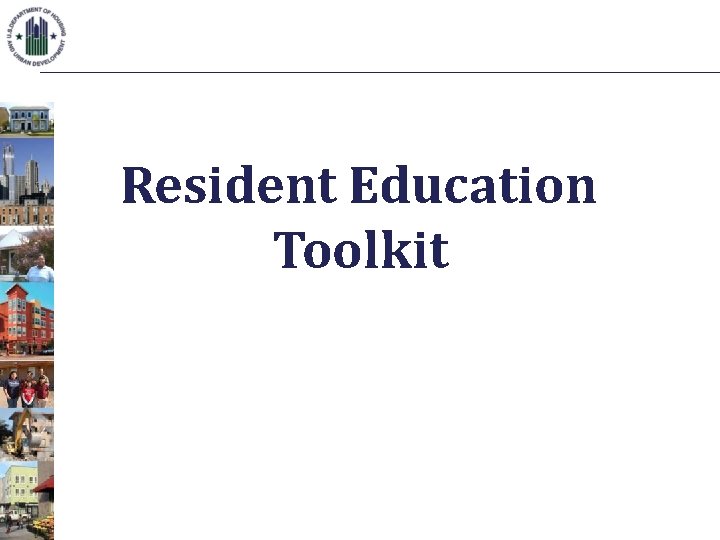 Resident Education Toolkit 
