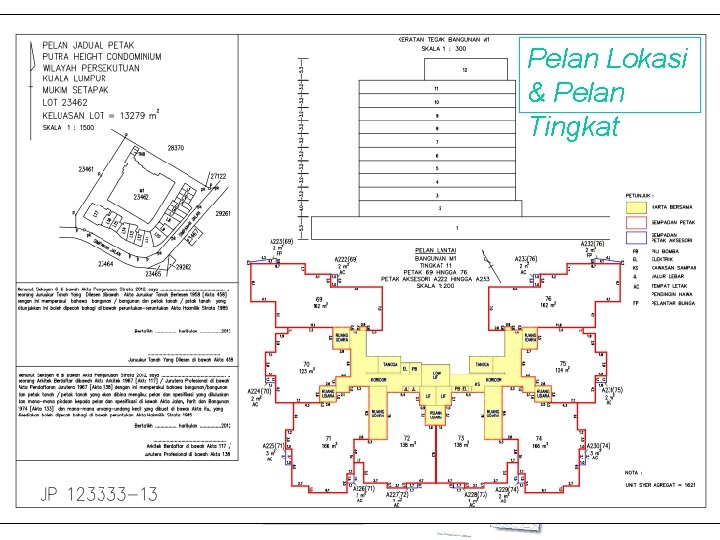Pelan Lokasi & Pelan Tingkat 06/08/2019 Pelan Lokasi & Pelan Tingkat 06/08/2019