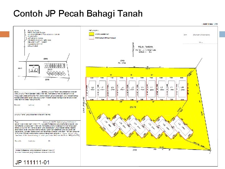 Contoh JP Pecah Bahagi Tanah Contoh JP Pecah Bahagi Tanah