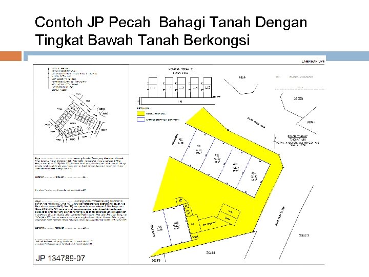Contoh JP Pecah Bahagi Tanah Dengan Tingkat Bawah Tanah Berkongsi Contoh JP Pecah Bahagi Tanah Dengan Tingkat Bawah Tanah Berkongsi