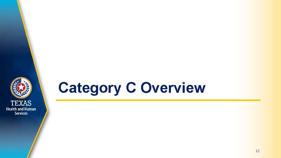 Category C Overview 12 