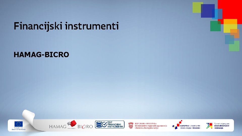 Financijski instrumenti HAMAG-BICRO 