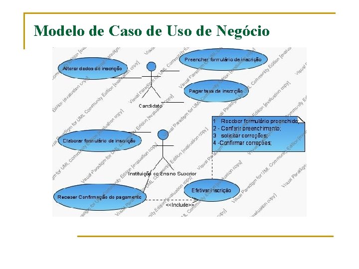 Modelo de Caso de Uso de Negócio 