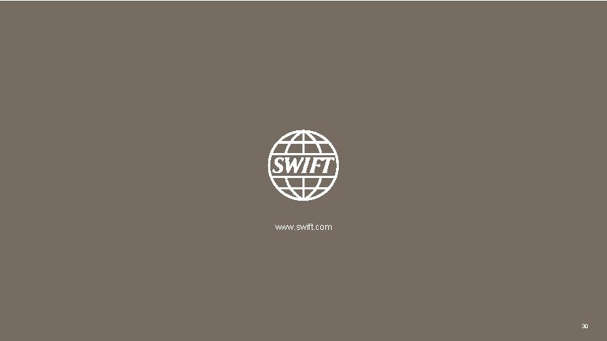 www. swift. com Power Point template - You can edit footer content by going