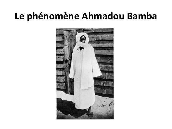 Le phénomène Ahmadou Bamba 