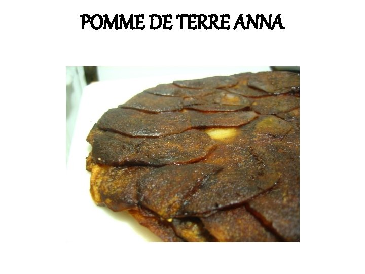 POMME DE TERRE ANNA 