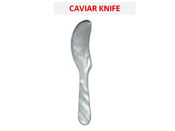 CAVIAR KNIFE 