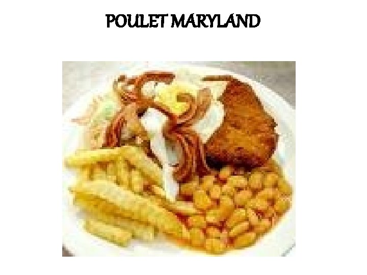 POULET MARYLAND 