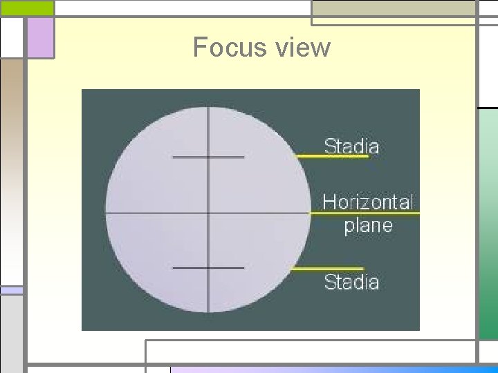 Focus view 