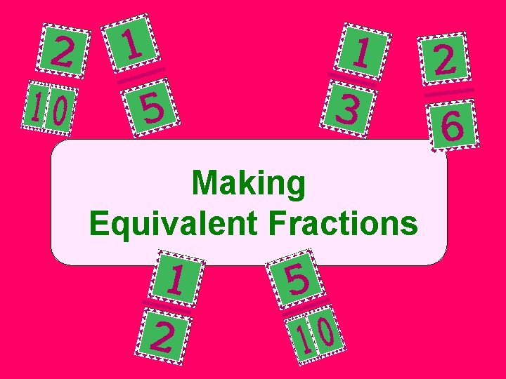 Making Equivalent Fractions 