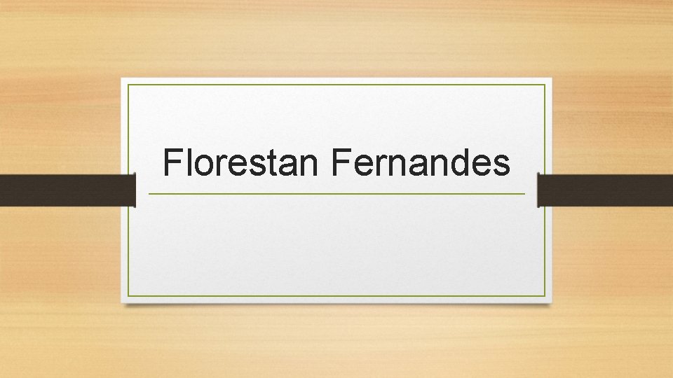 Florestan Fernandes 