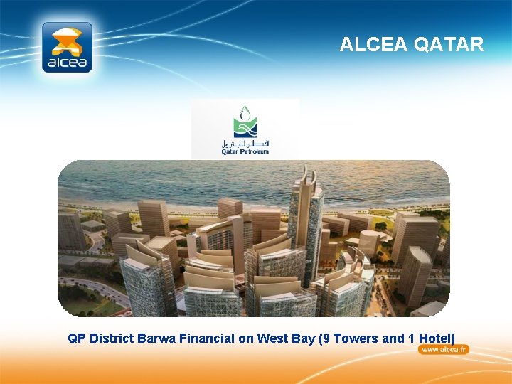 ALCEA QATAR QP District Barwa Financial on West Bay (9 Towers and 1 Hotel)