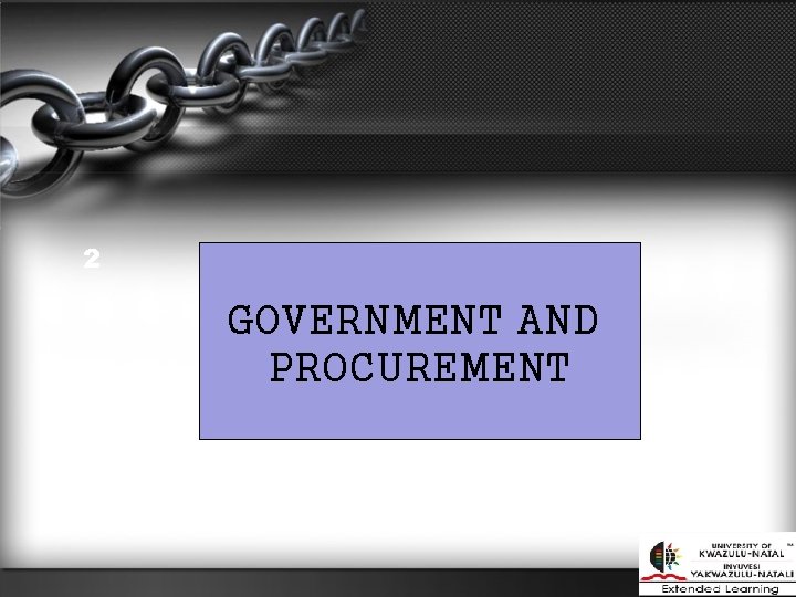 2 GOVERNMENT AND PROCUREMENT 