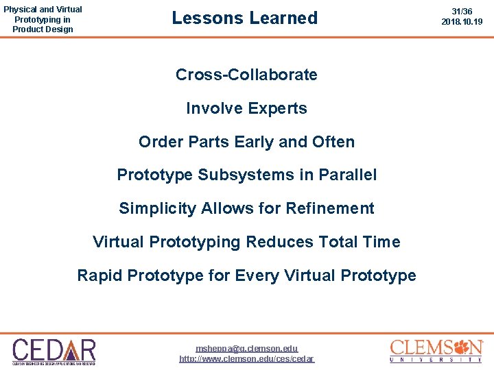 Physical and Virtual Prototyping in Product Design Lessons Learned Cross-Collaborate Involve Experts Order Parts