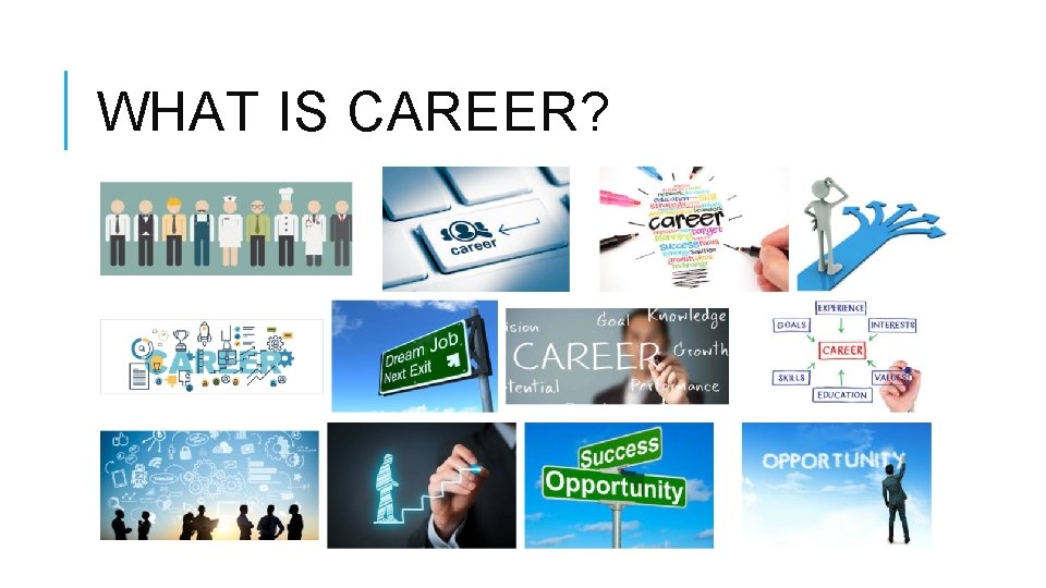 WHAT IS CAREER? 