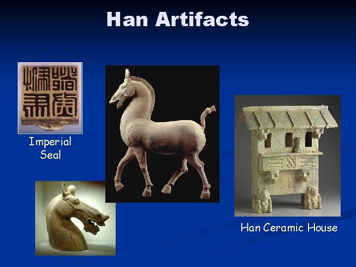 Han Artifacts Imperial Seal Han Ceramic House 