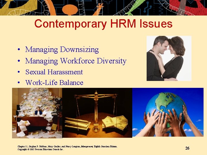 Contemporary HRM Issues • Managing Downsizing • Managing Workforce Diversity • Sexual Harassment • Contemporary HRM Issues • Managing Downsizing • Managing Workforce Diversity • Sexual Harassment •