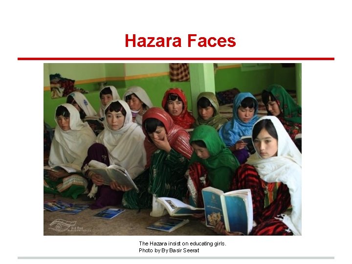 Hazara Faces The Hazara insist on educating girls. Photo by By Basir Seerat 