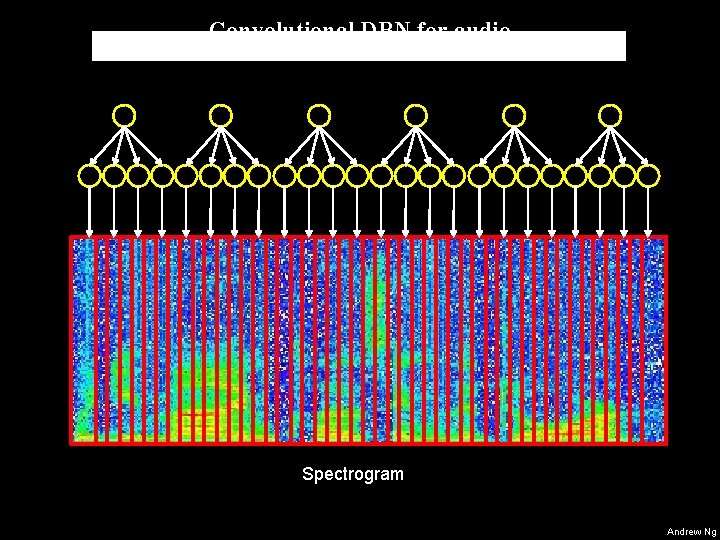 Convolutional DBN for audio Spectrogram Andrew Ng 