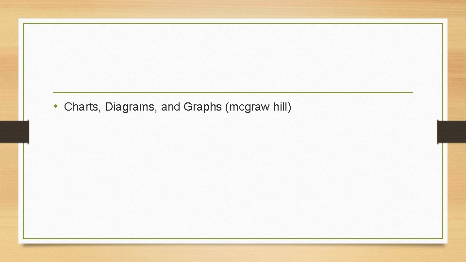 • Charts, Diagrams, and Graphs (mcgraw hill) 
