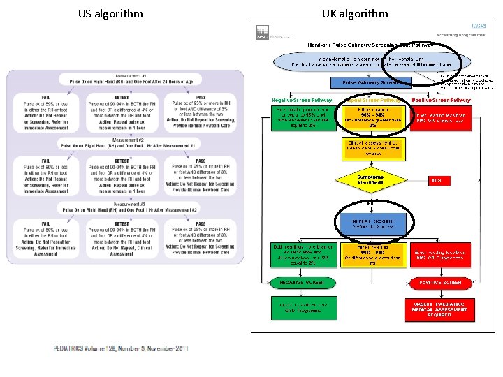 US algorithm UK algorithm 
