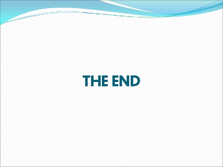 THE END 