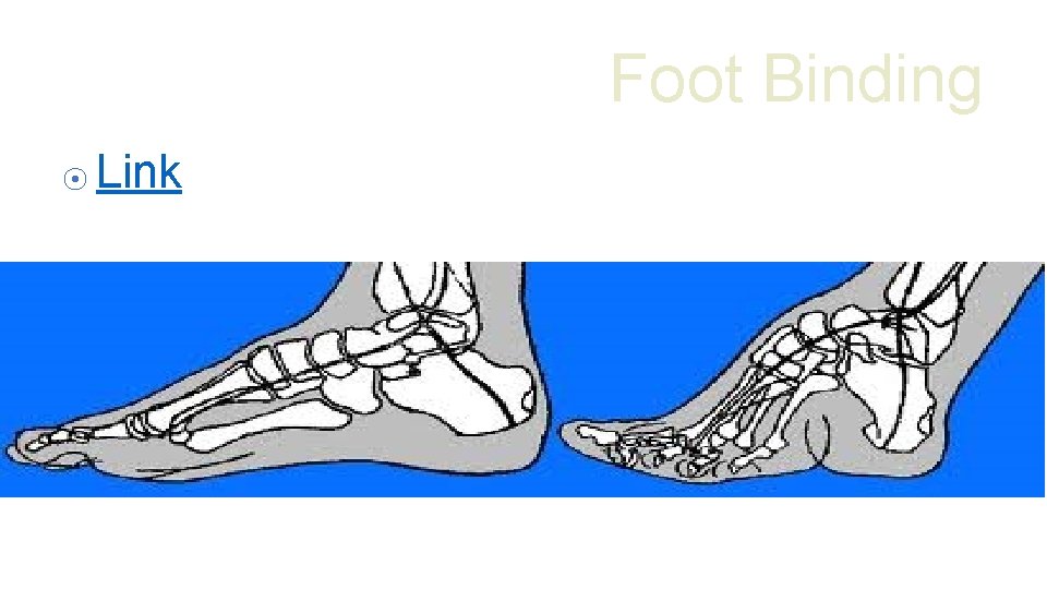 Foot Binding ⦿ Link 