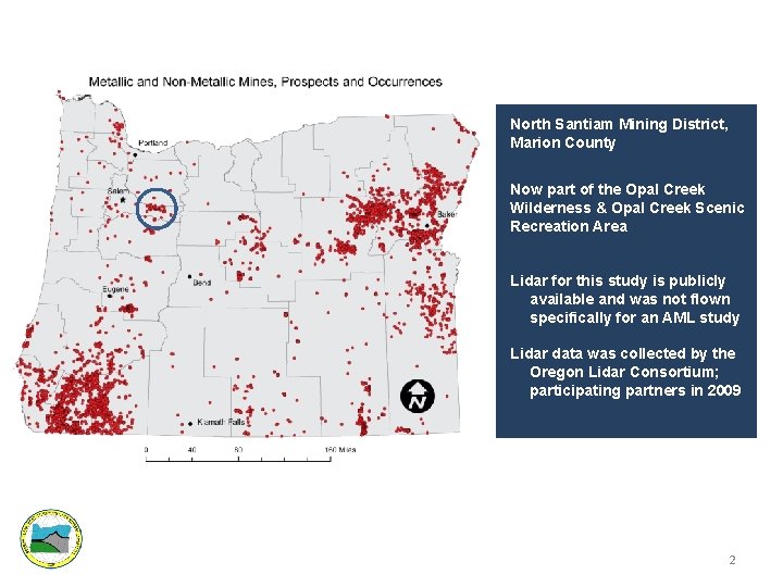 North Santiam Mining District, Marion County Now part of the Opal Creek Wilderness &