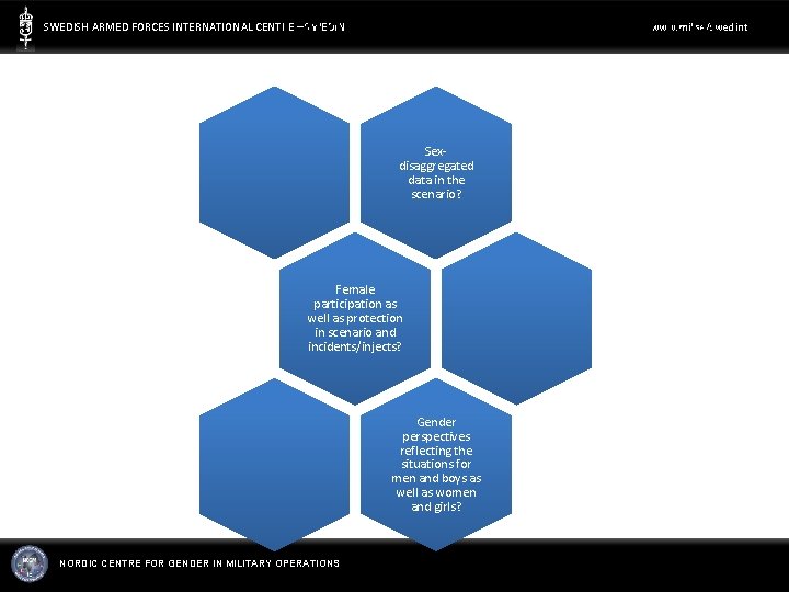 Content review of exercises www. mil. se/swedint SWEDISH ARMED FORCES INTERNATIONAL CENTRE – SWEDINT