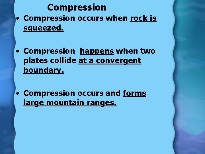 Deforming the Earths Crust Faults and Folds Chapter