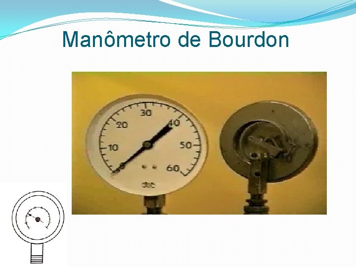 Manômetro de Bourdon 