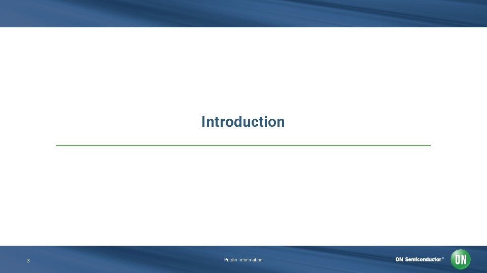 Introduction 3 