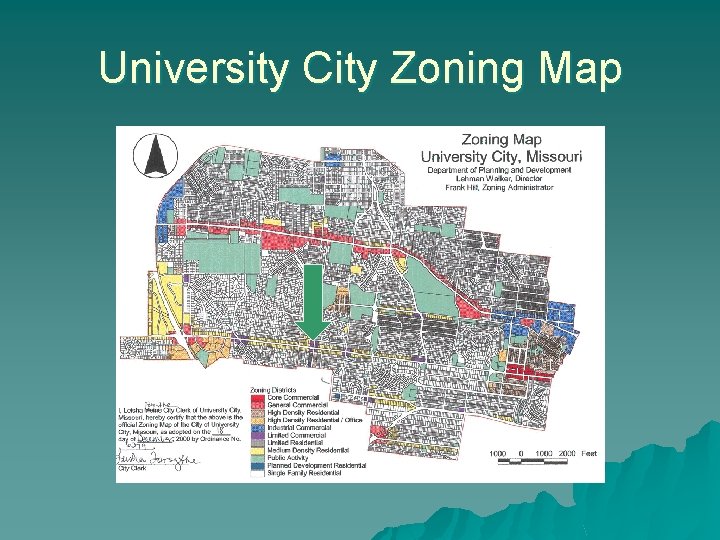 University City Zoning Map 