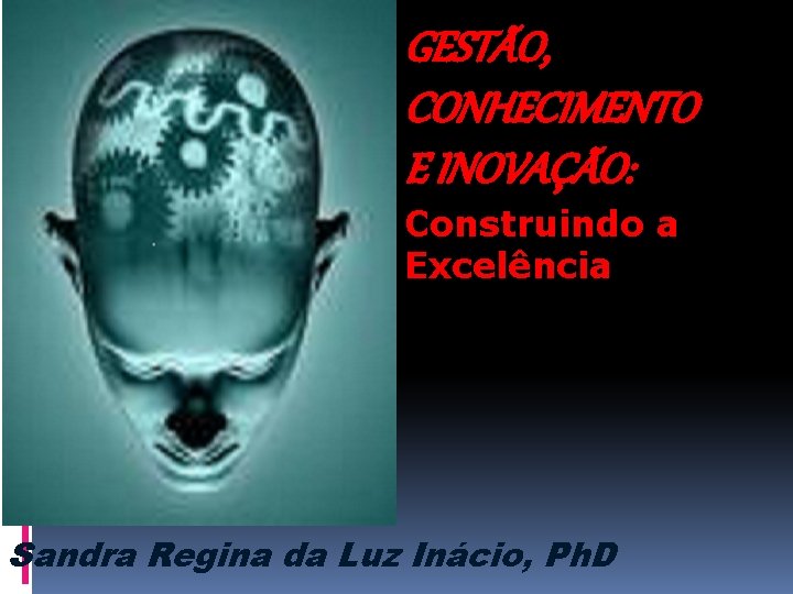 GESTÃO, CONHECIMENTO E INOVAÇÃO: Construindo a Excelência Sandra Regina da Luz Inácio, Ph. D