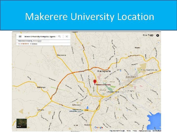 Makerere University Location Makerere University Location