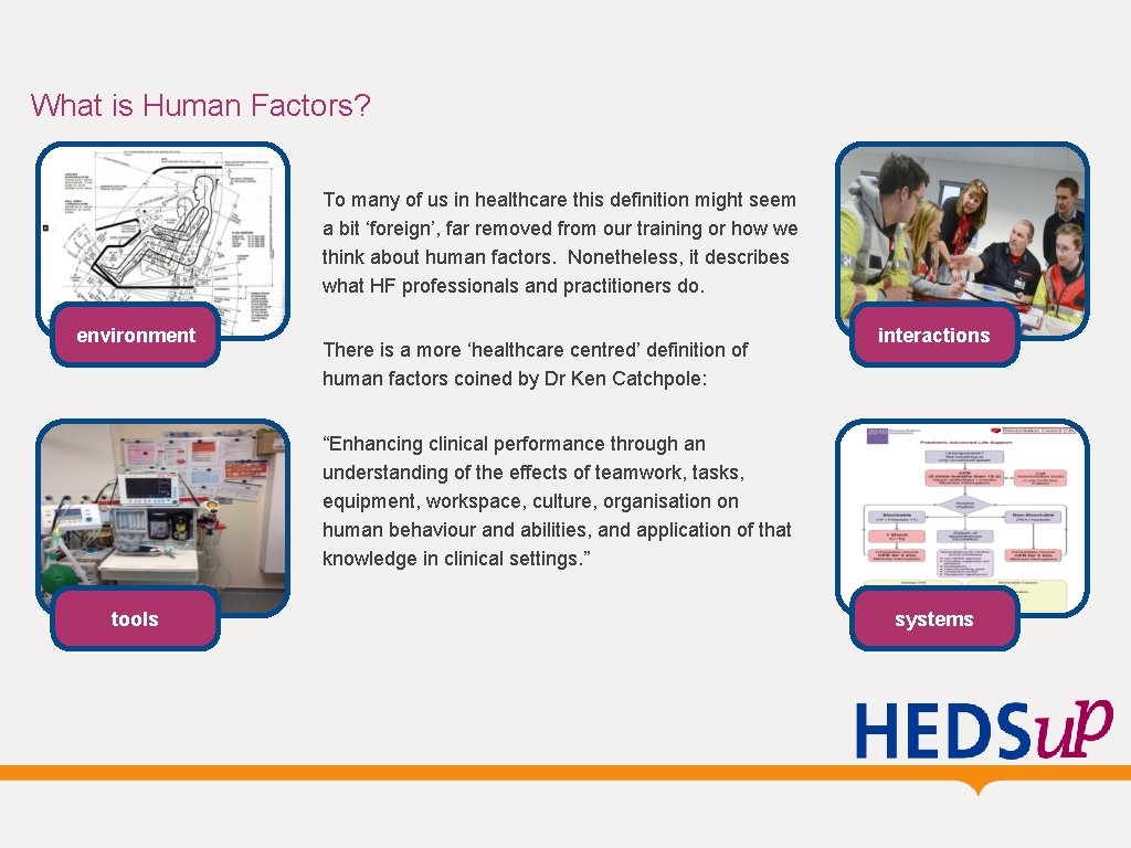 What is Human Factors? To many of us in healthcare this definition might seem What is Human Factors? To many of us in healthcare this definition might seem
