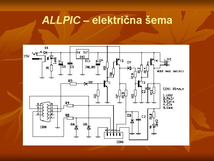 ALLPIC – električna šema ALLPIC – električna šema
