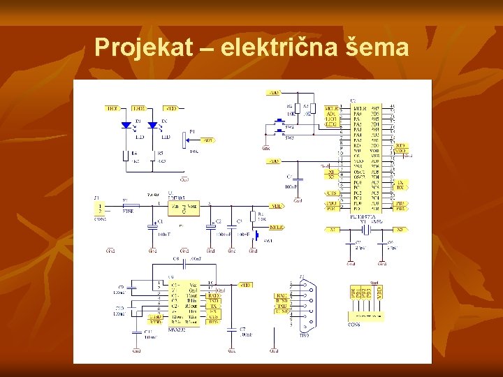 Projekat – električna šema Projekat – električna šema