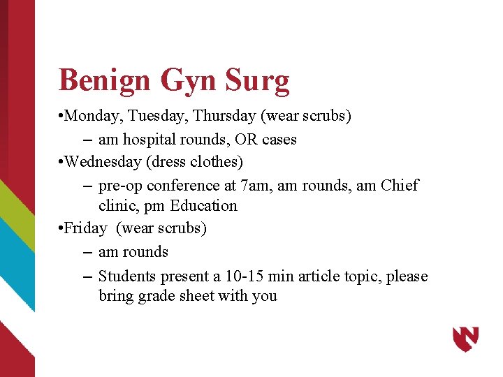 OBGyn Pearls A student guide Objectives General knowledge