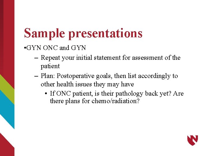 OBGyn Pearls A student guide Objectives General knowledge