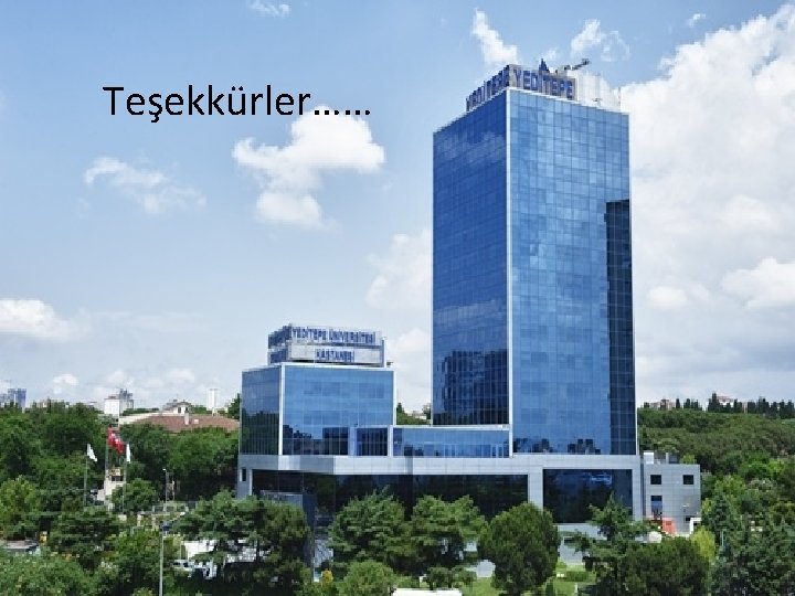 Teşekkürler…… 