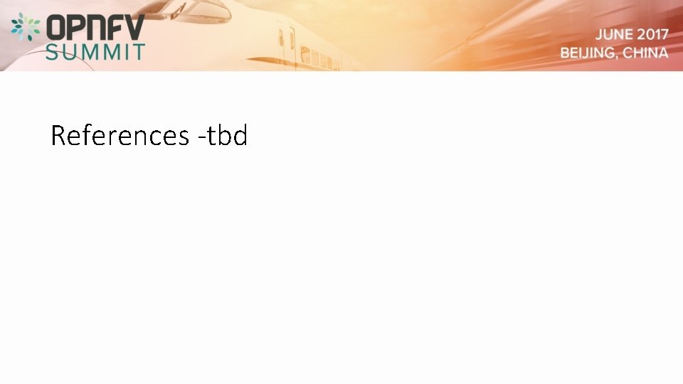 References -tbd References -tbd