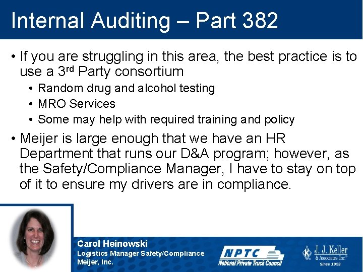 Internal Auditing – Part 382 • If you are struggling in this area, the
