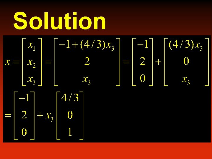 Solution 