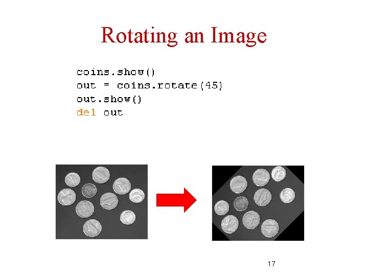 Rotating an Image 17 