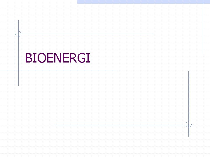 BIOENERGI 