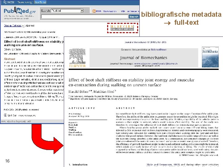 bibliografische metadata full-text 16 